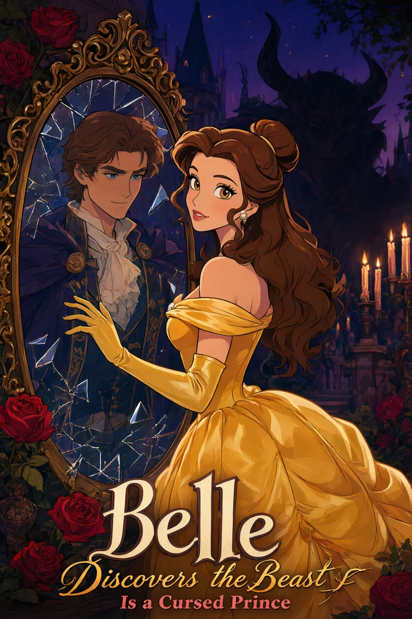 Belle Discovers the Beast Is a Cursed Prince