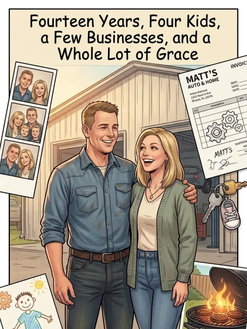 Fourteen Years, Four Kids, a Few Businesses, and a Whole Lot of Grace