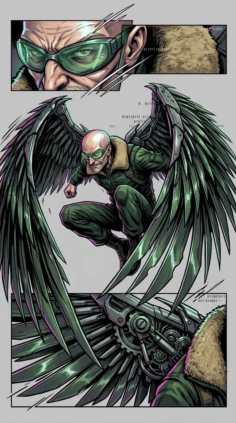Vulture portrait