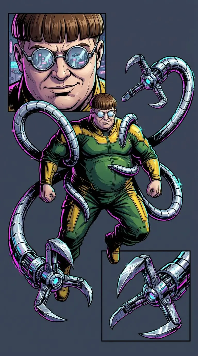 Doctor Octopus portrait