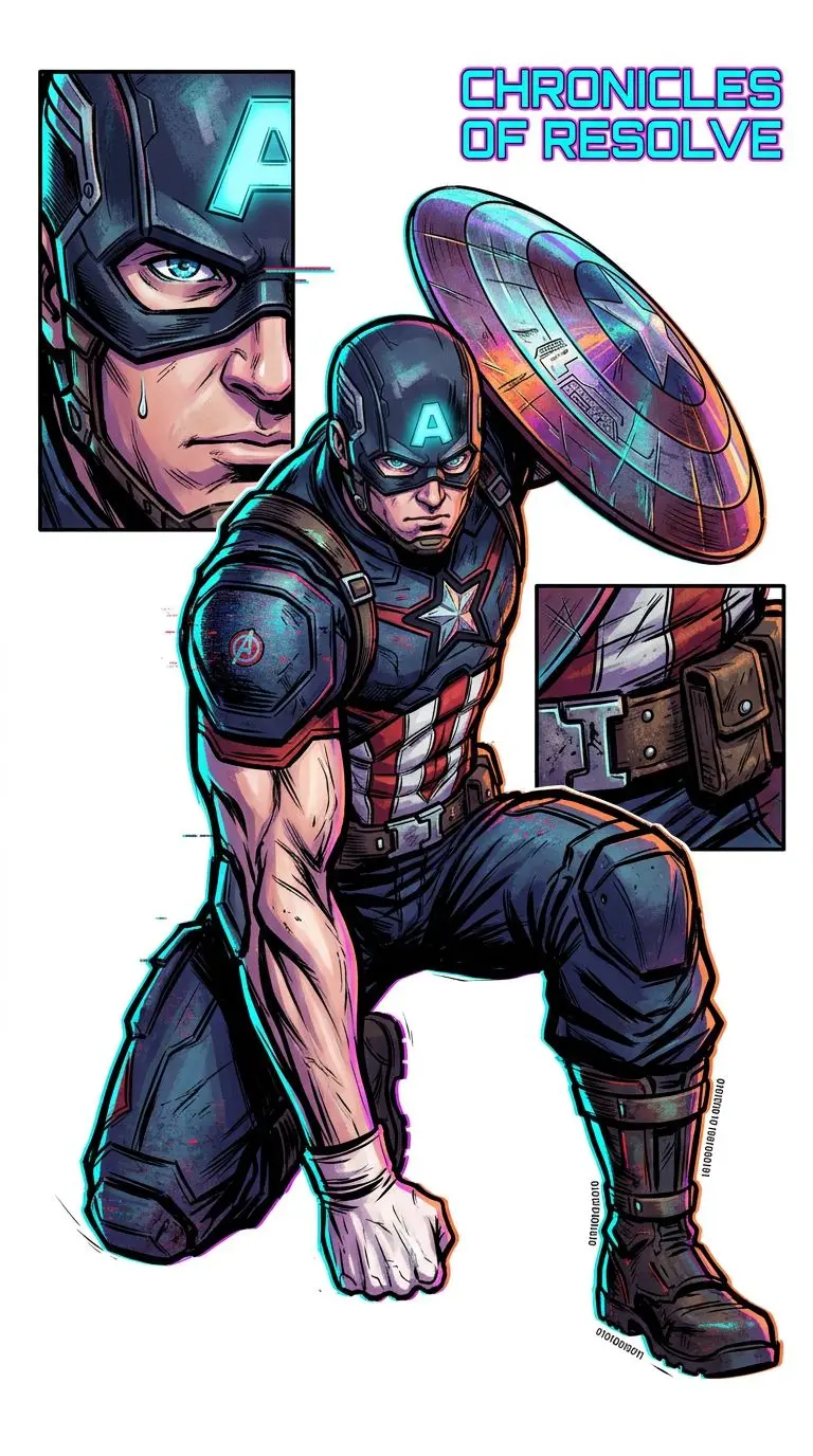 Captain America portrait