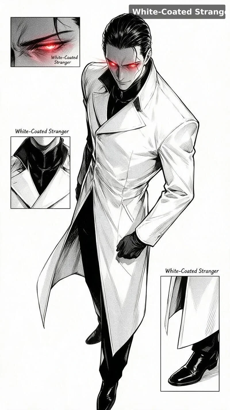 White-Coated Stranger portrait