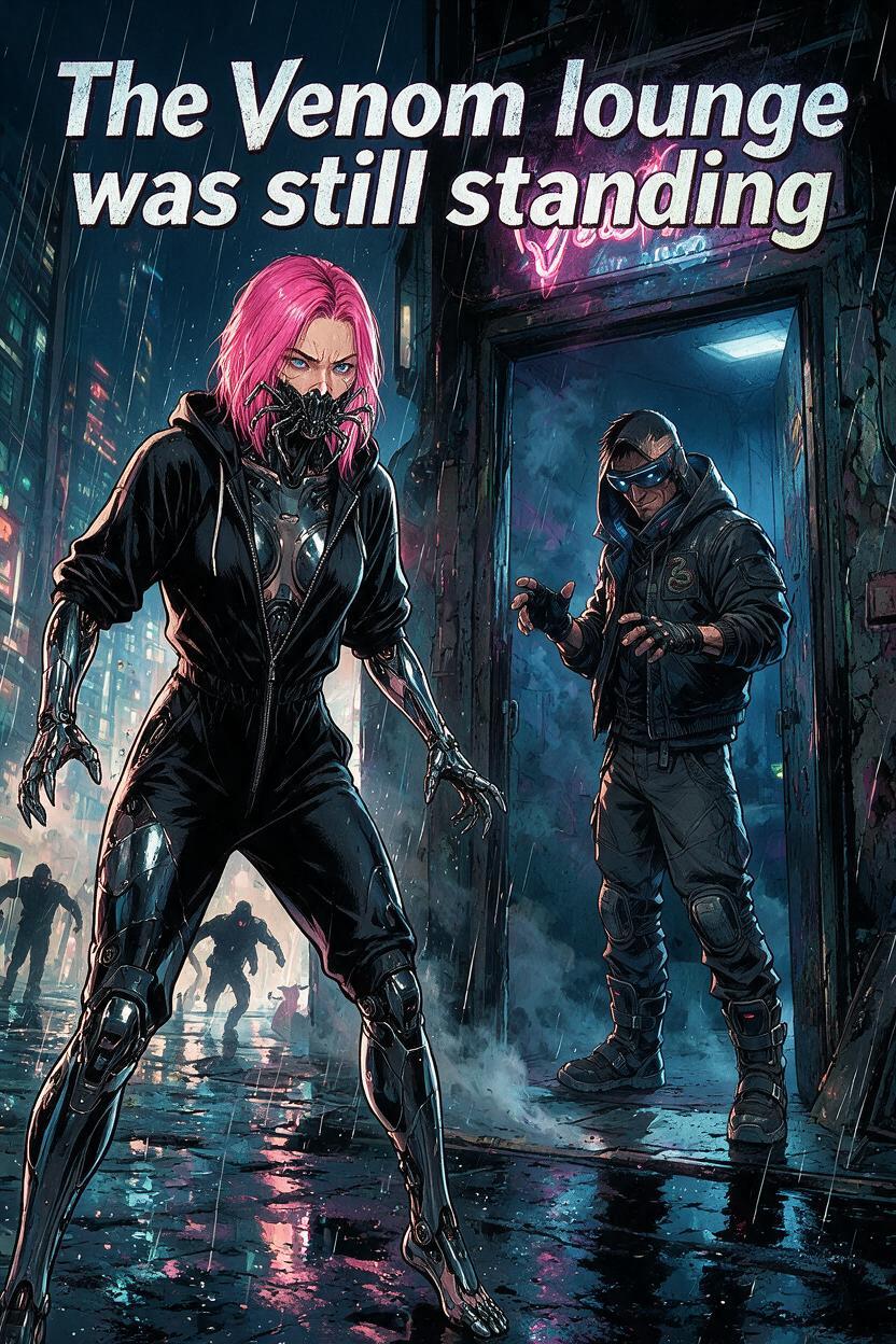 The Venom lounge was still standing