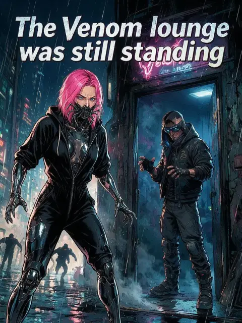 The Venom lounge was still standing cover