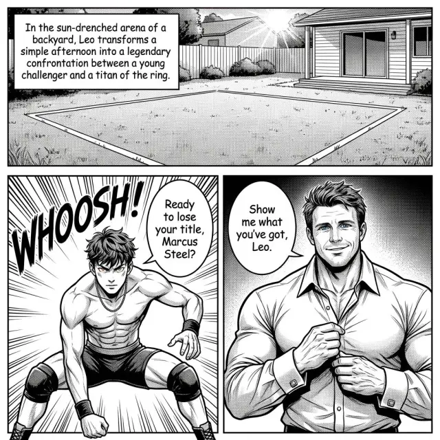 The kid who likes to wrestle actors