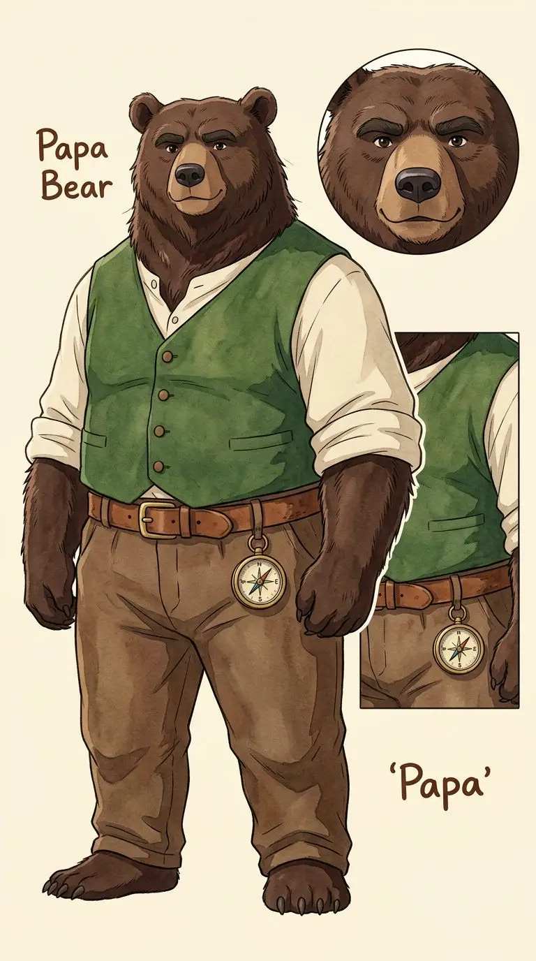 Papa Bear portrait