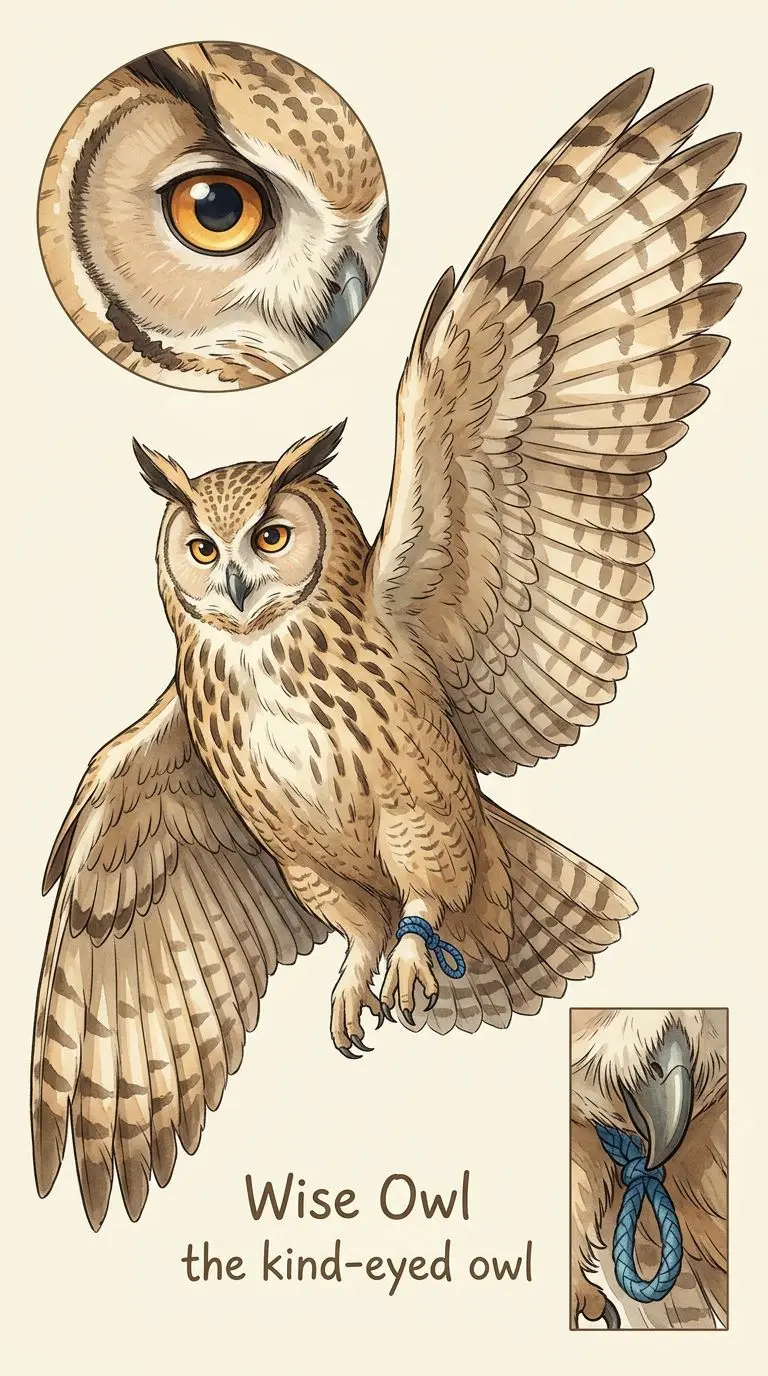 Wise Owl portrait