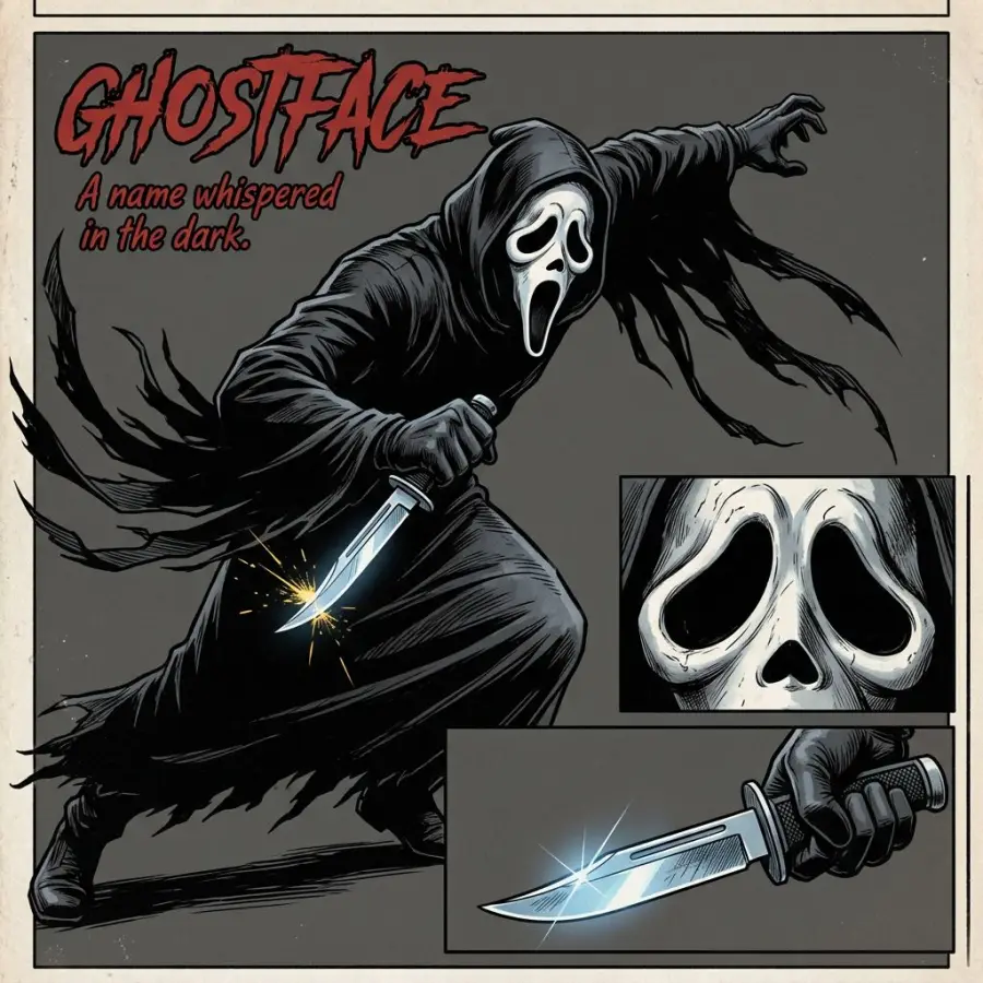 Ghostface portrait