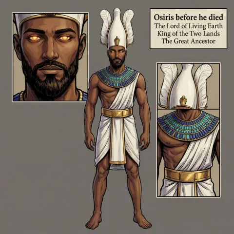 Osiris before he died