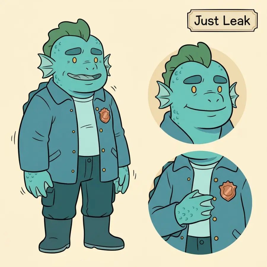 Just Leak portrait