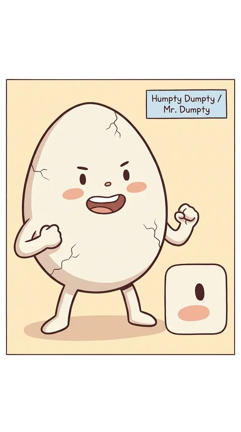 Humpty Dumpty portrait