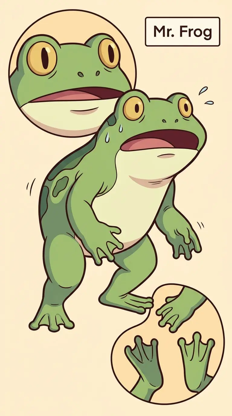 Mr. Frog portrait