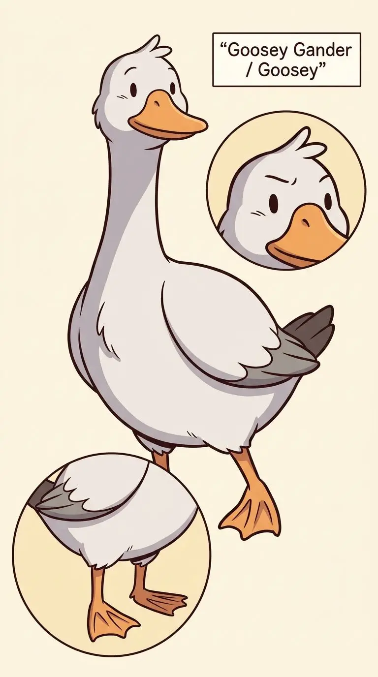 Goosey Gander portrait