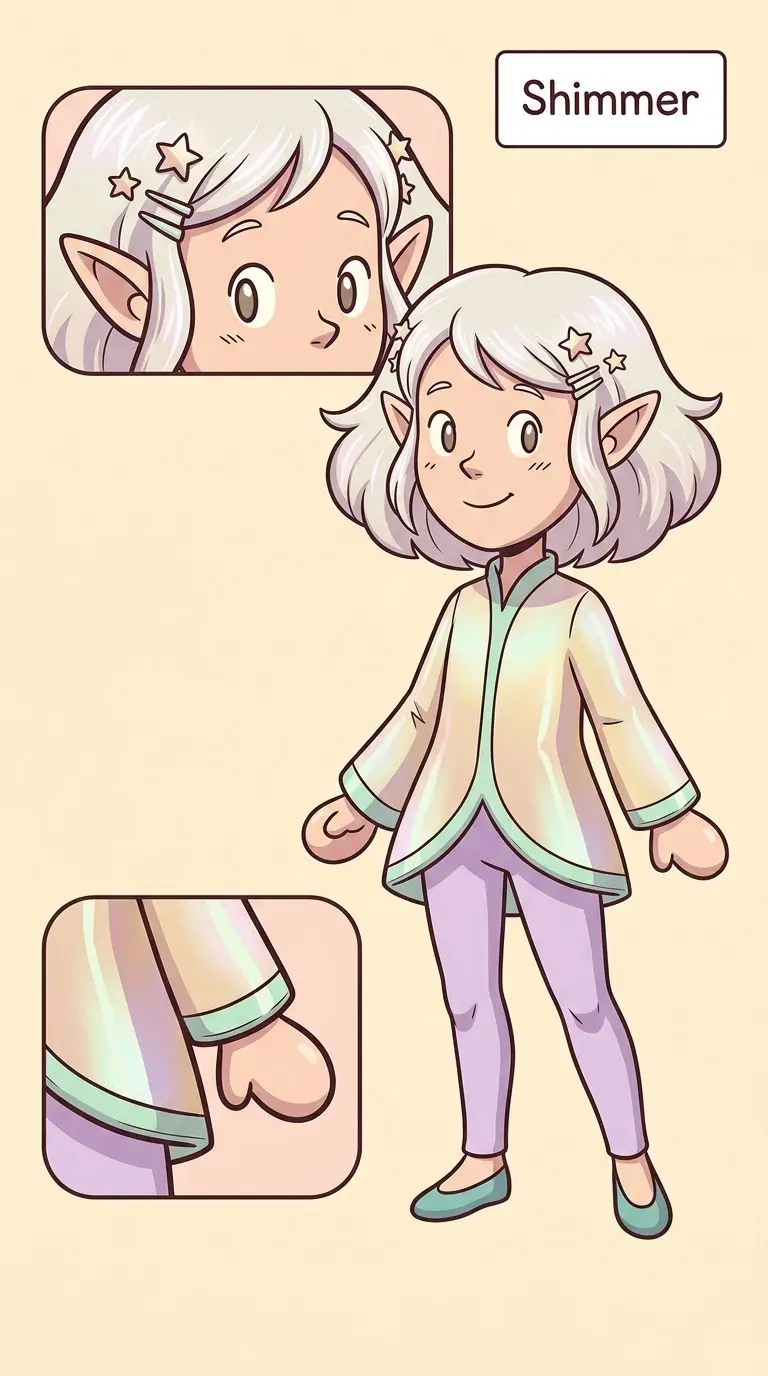 Shimmer portrait