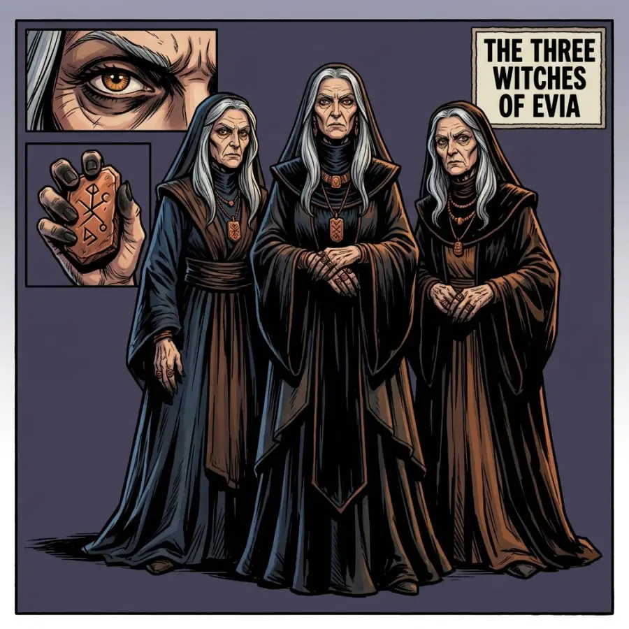 The Three Witches of Evia portrait