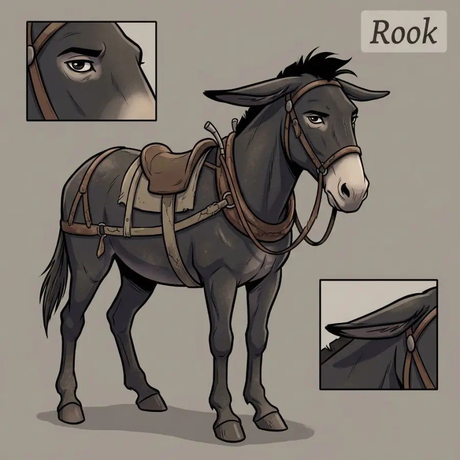 Rook portrait