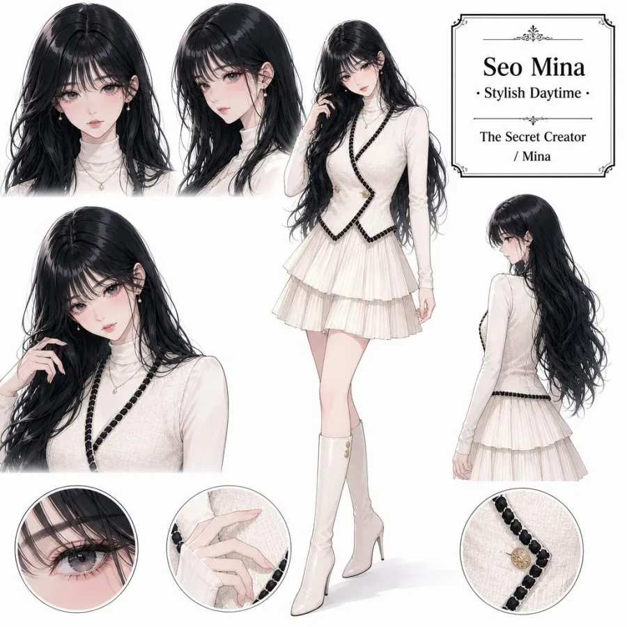 Seo Mina · Stylish Daytime portrait