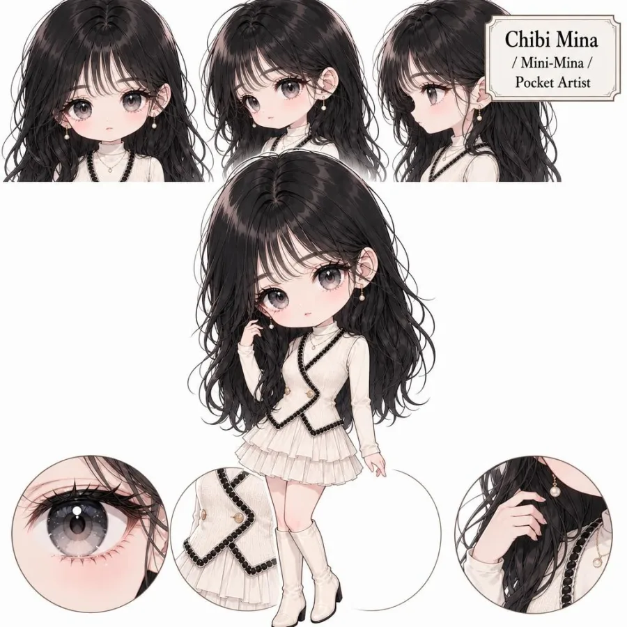 Chibi Mina portrait