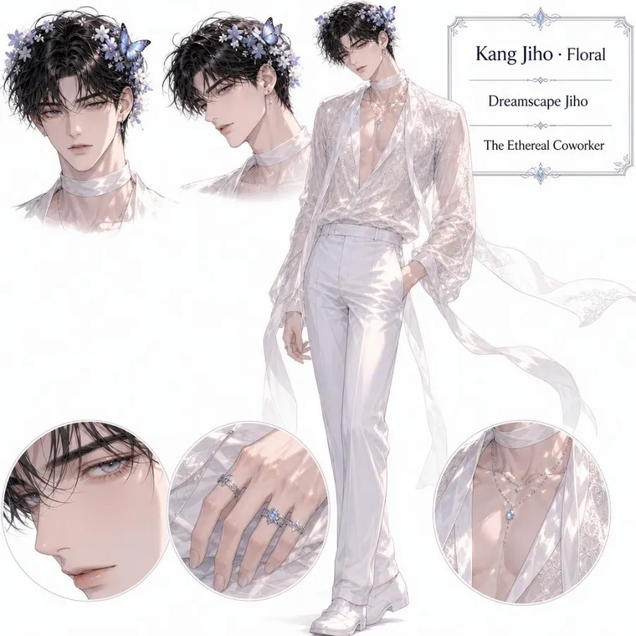 Kang Jiho • Floral portrait