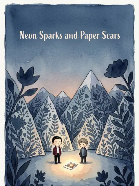 Neon Sparks and Paper Scars
