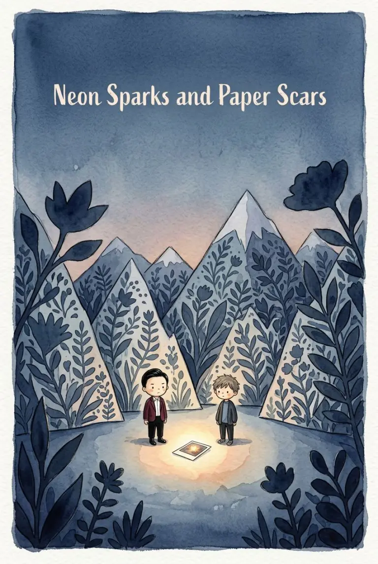 Neon Sparks and Paper Scars