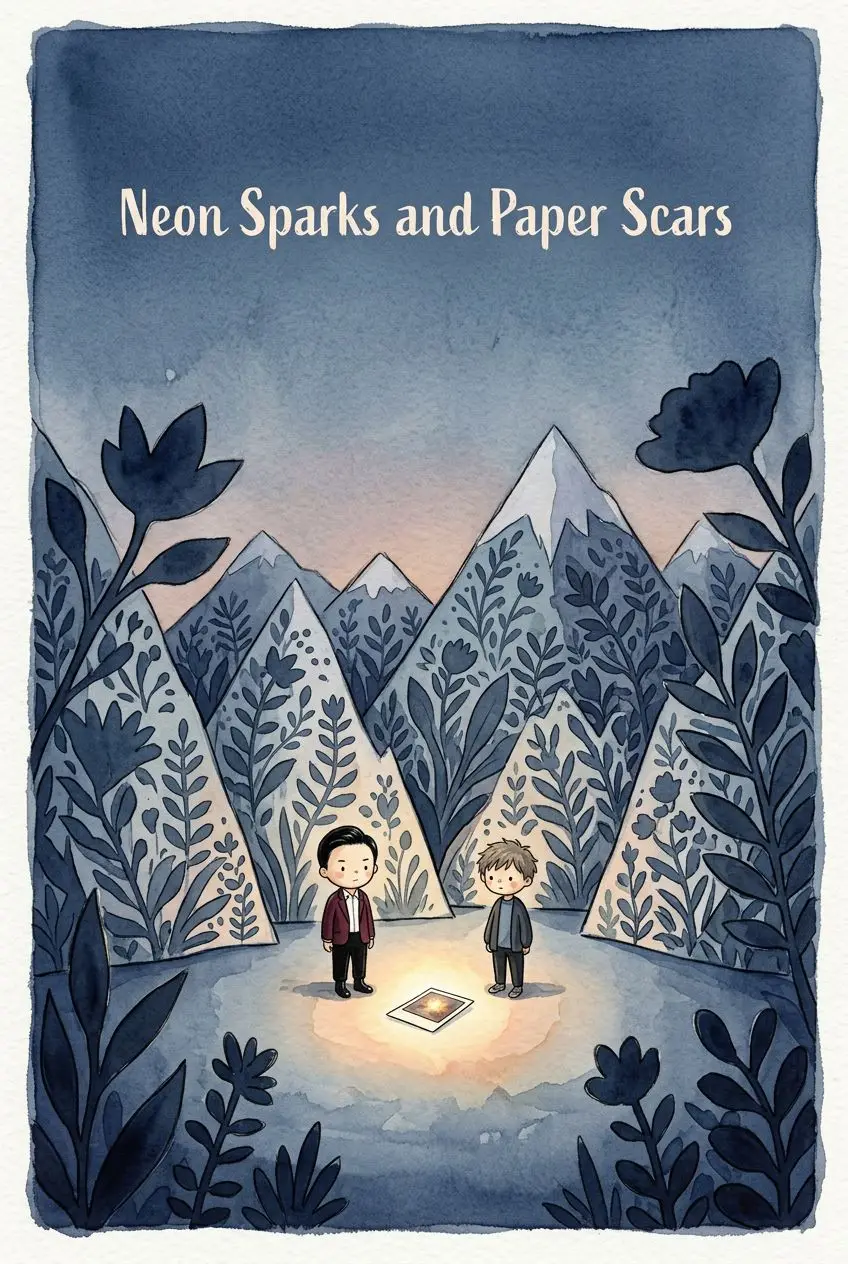 Neon Sparks and Paper Scars