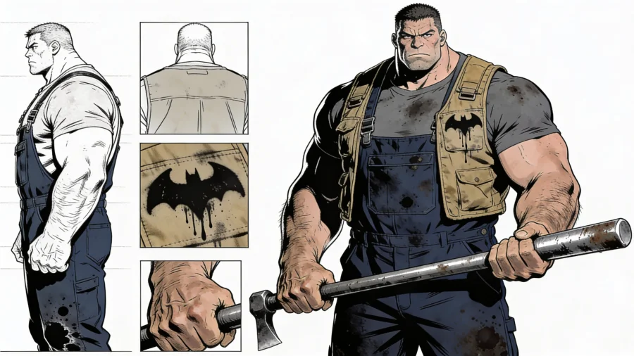 City Engineer Batman portrait