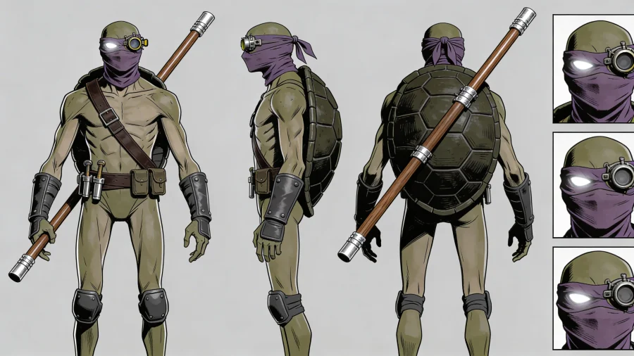Donatello portrait