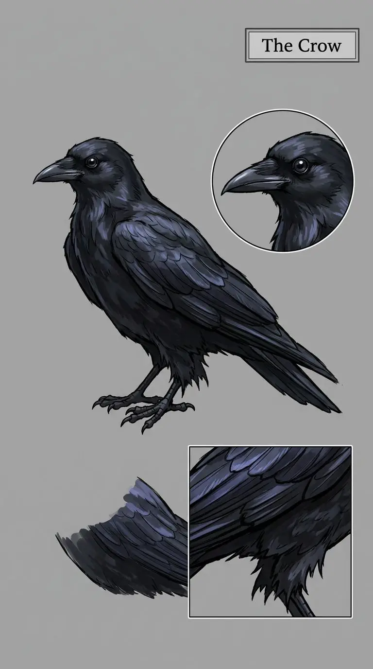 The Crow portrait