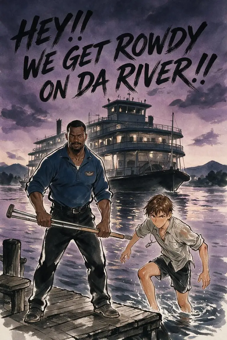 HEY!! WE GET ROWDY ON DA RIVER!!