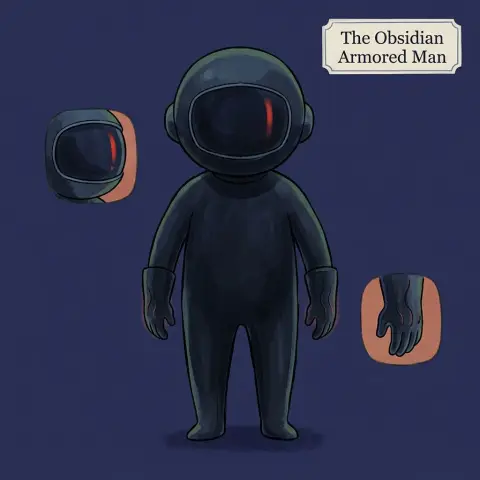 The Obsidian Armored Man