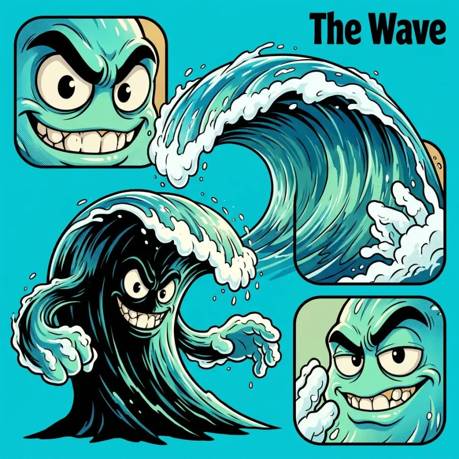 The Wave portrait