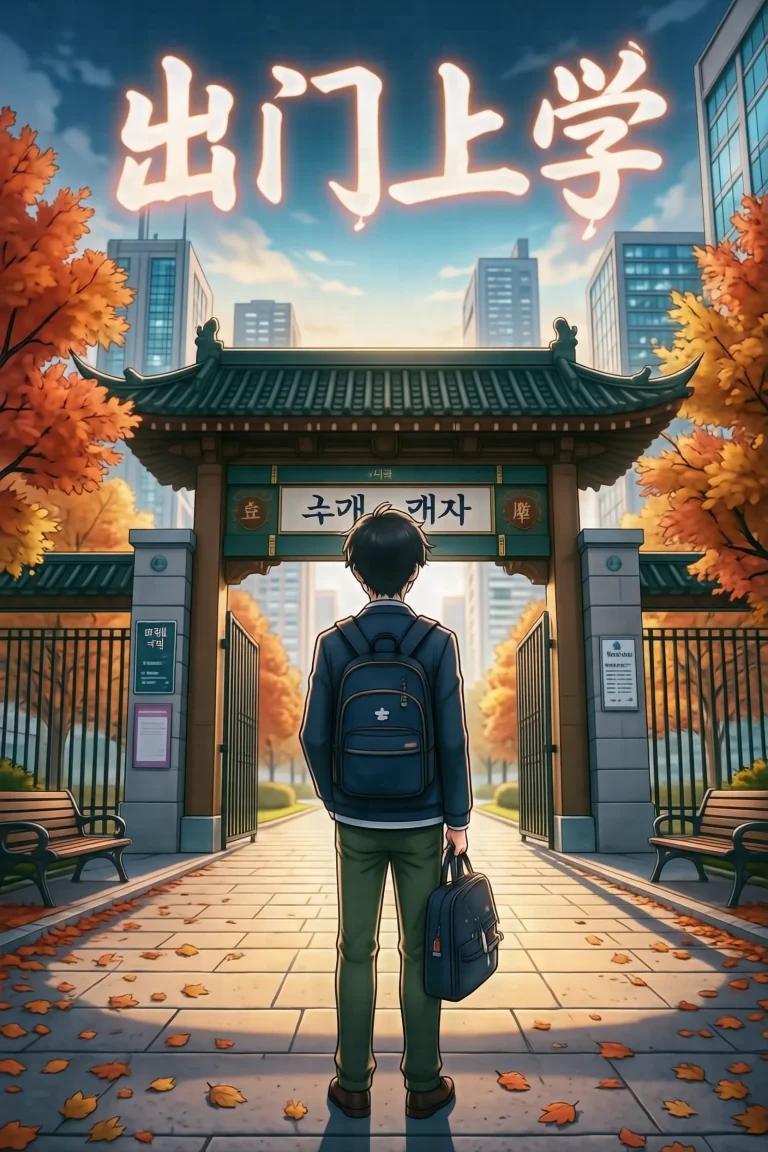 出门上学