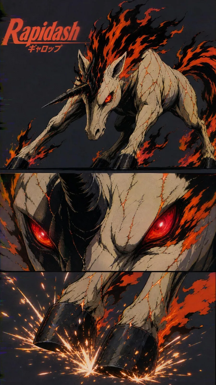 Rapidash portrait