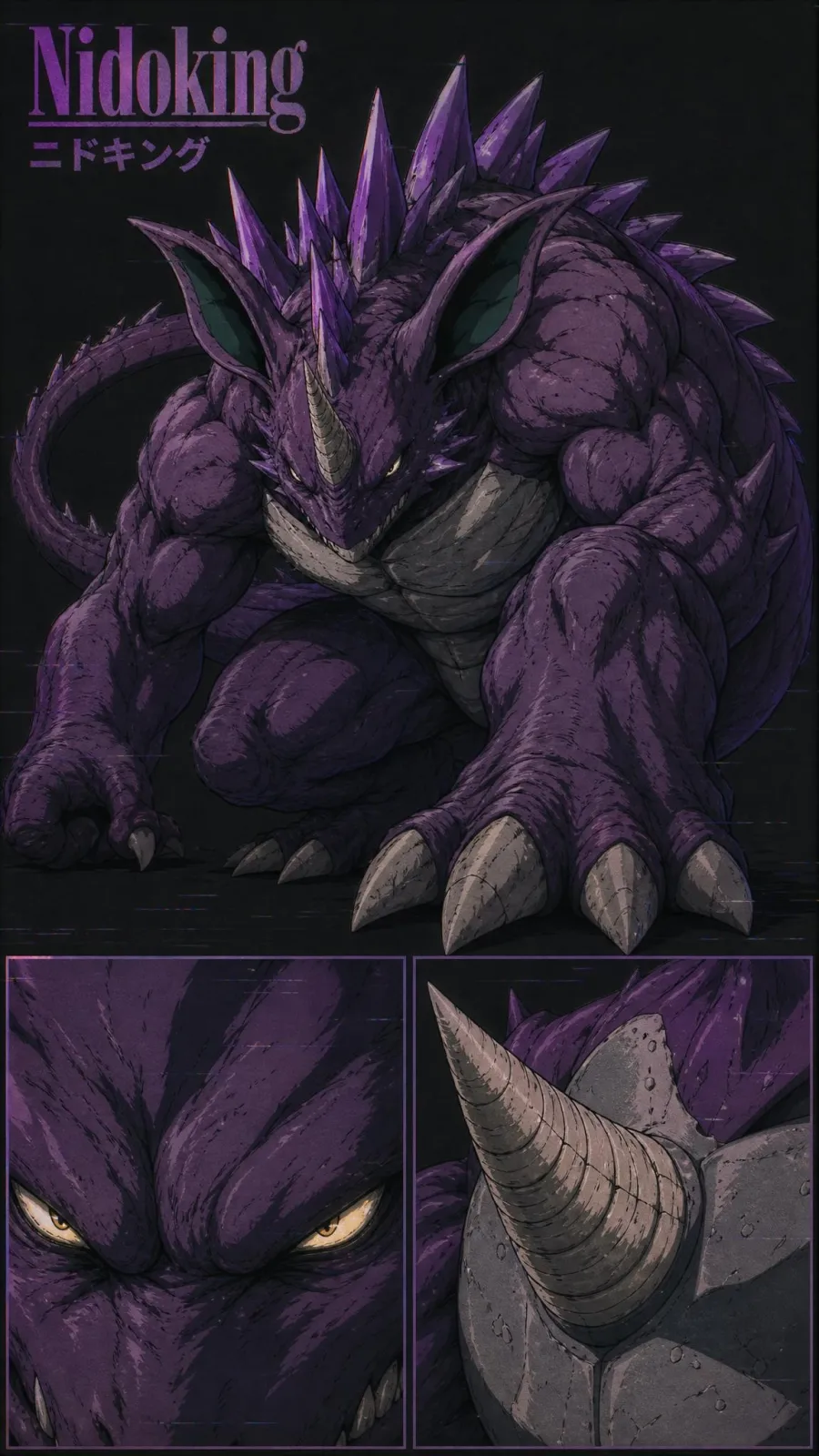 Nidoking portrait