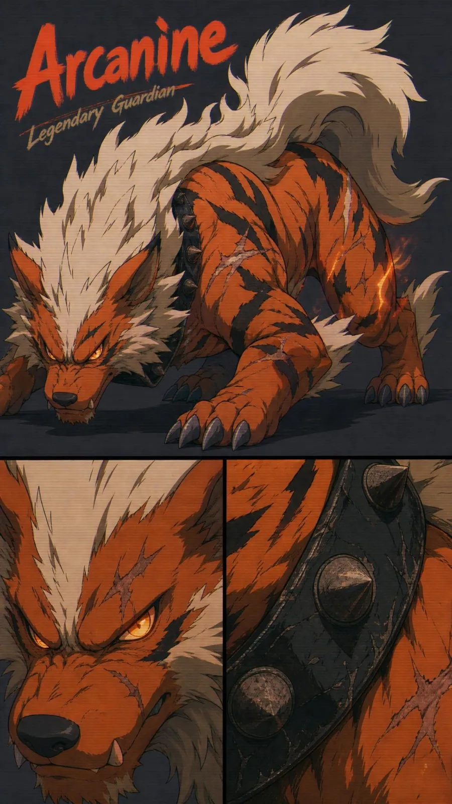 Arcanine portrait