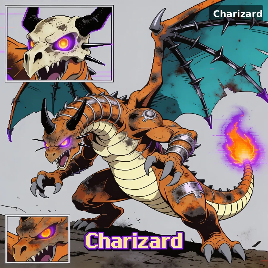 Charizard portrait