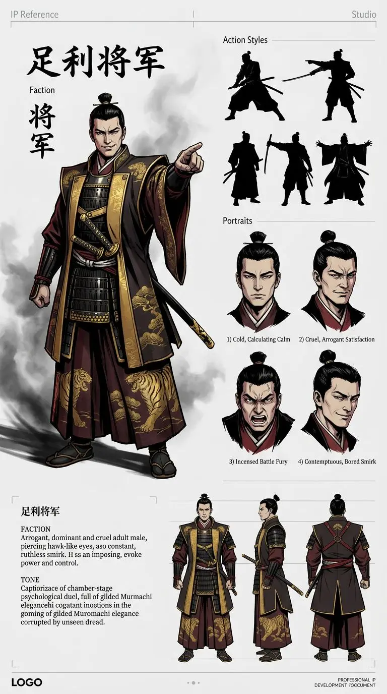 足利将军 portrait