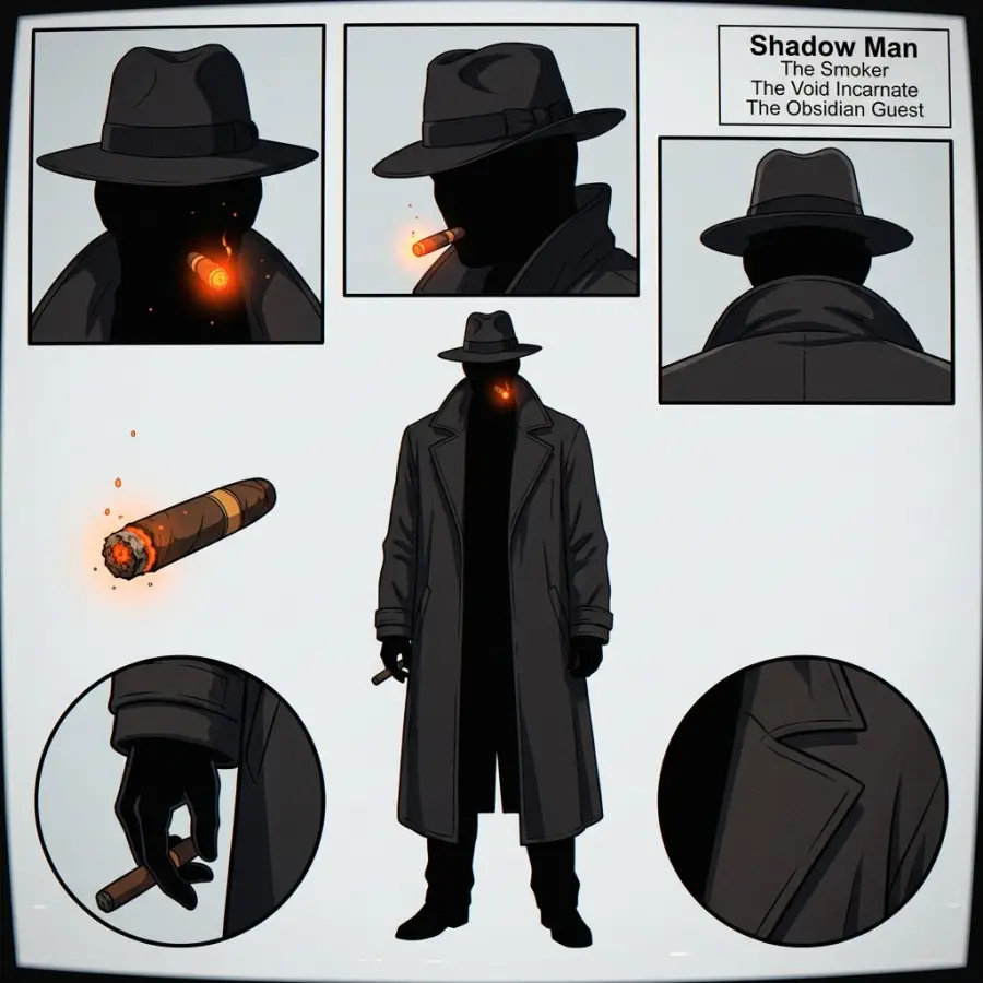 Shadow Man portrait