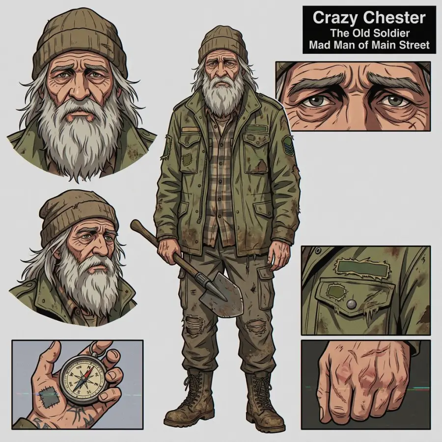Crazy Chester portrait
