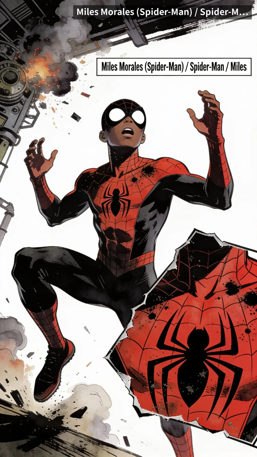 Miles Morales (Spider-Man) portrait