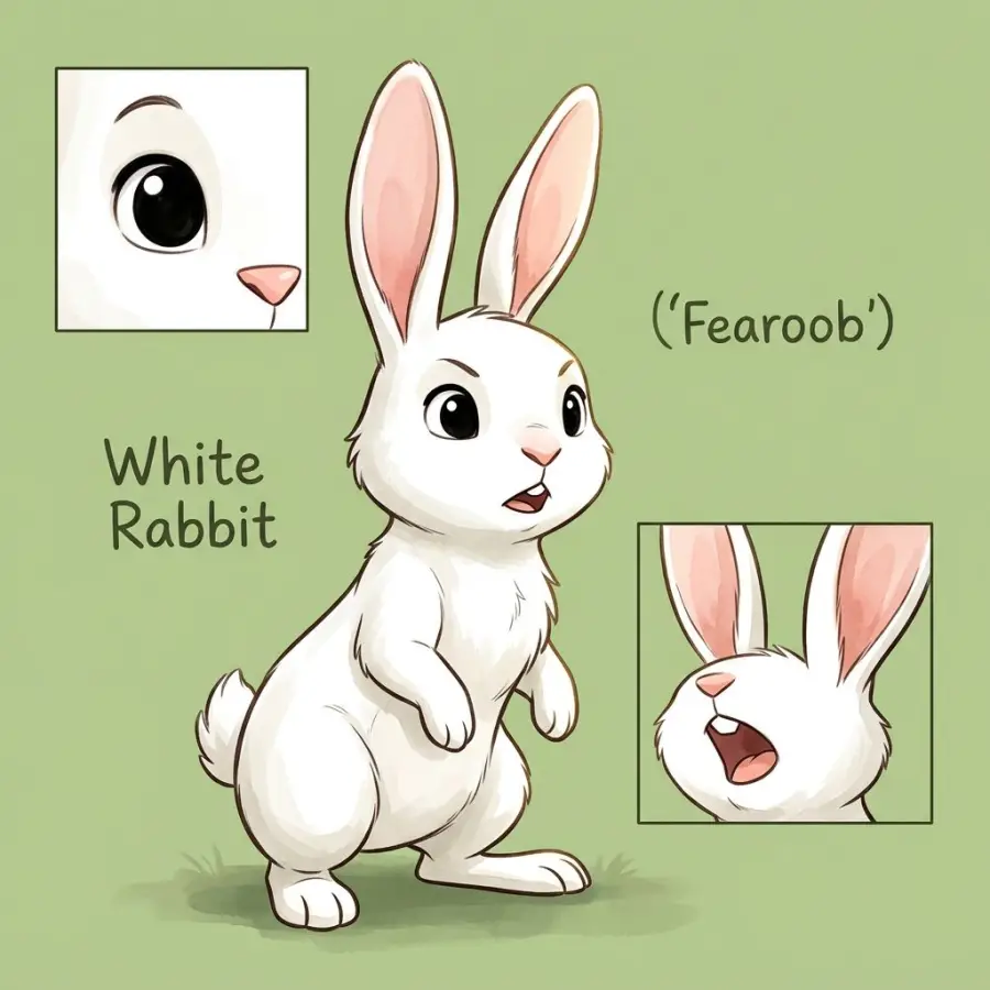 White Rabbit portrait