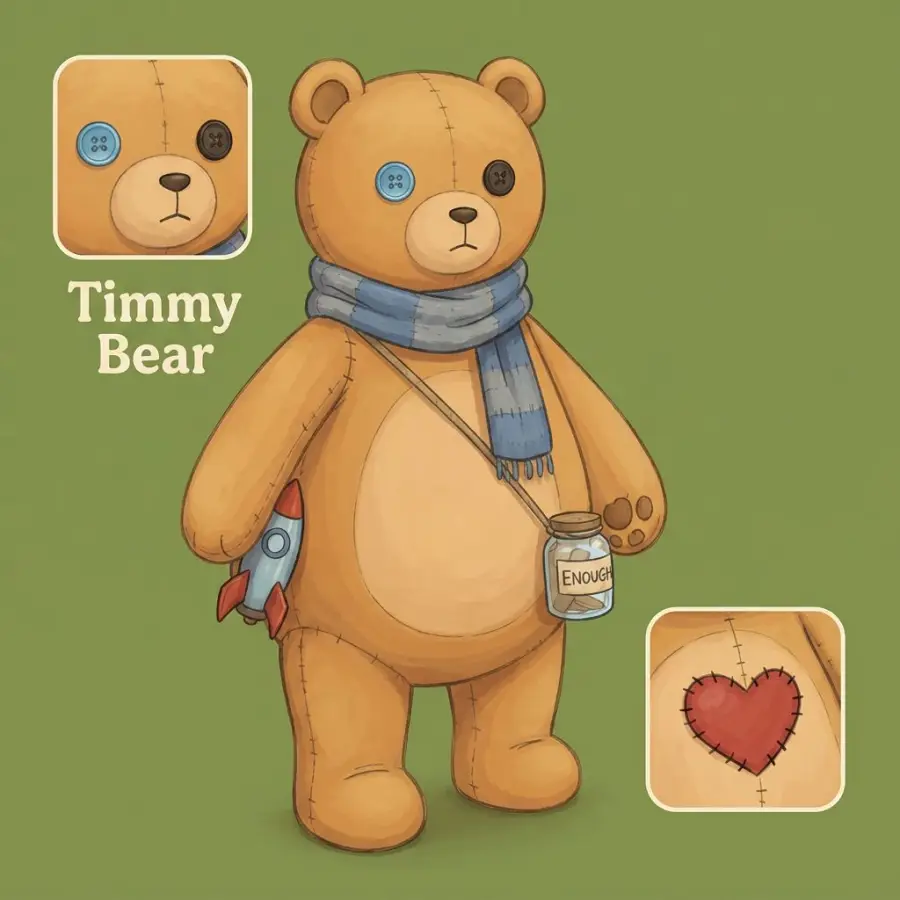 Timmy Bear portrait