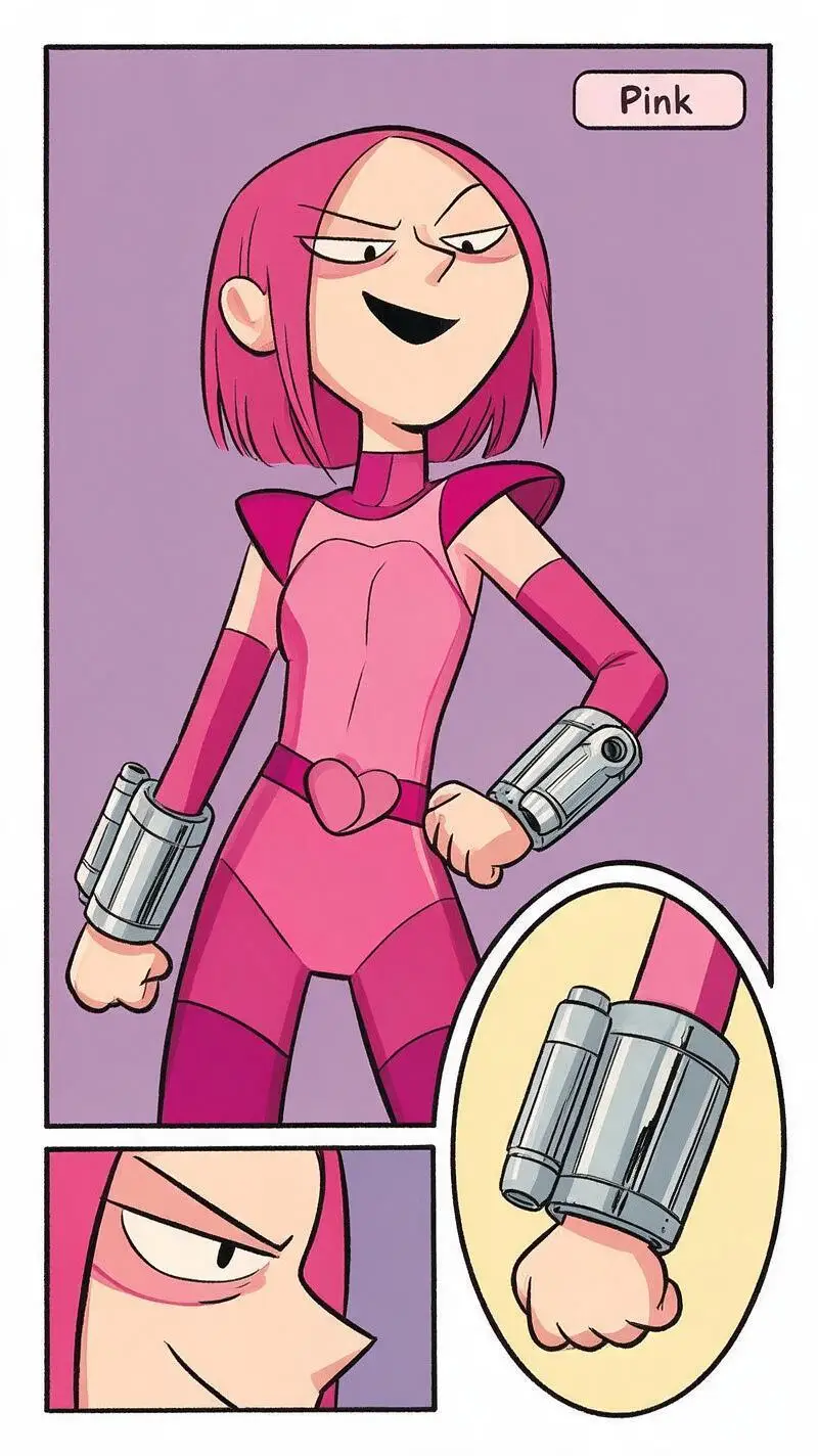 Pink portrait