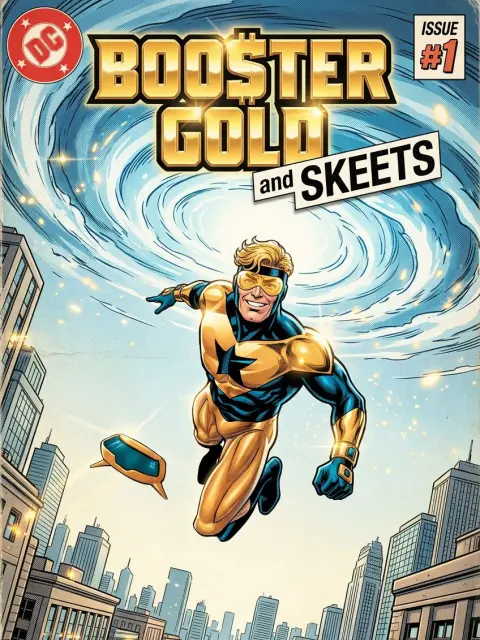 Booster Gold and Skeets