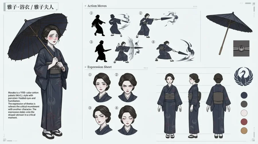 雅子·浴衣 portrait