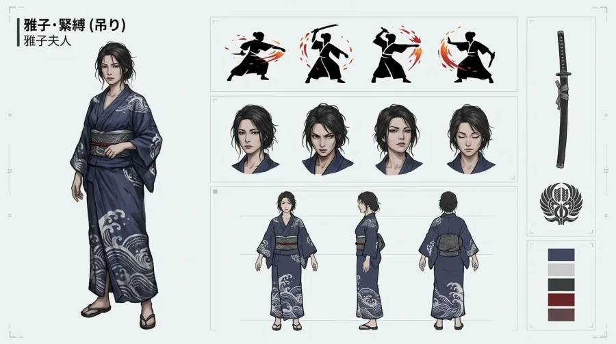 雅子·緊縛(吊り) portrait