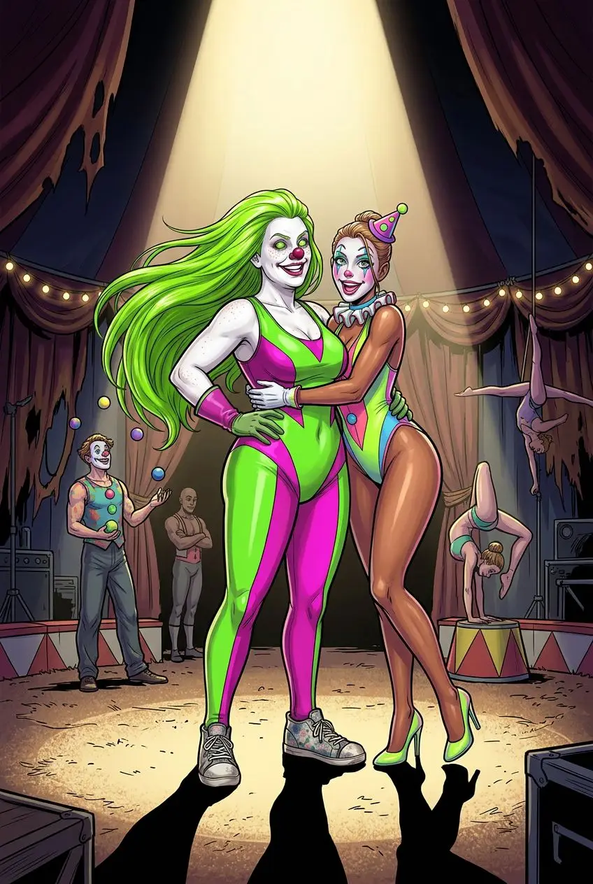 Boobsy The Clown and her family