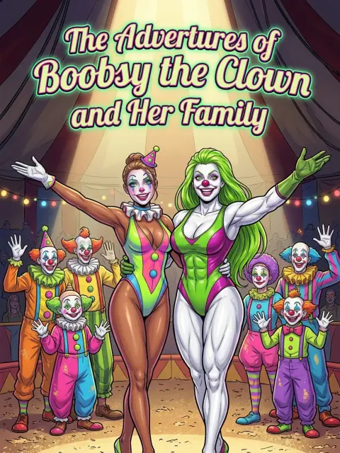 The adventures Boobsy The Clown and her family