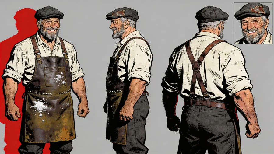 Vendor portrait